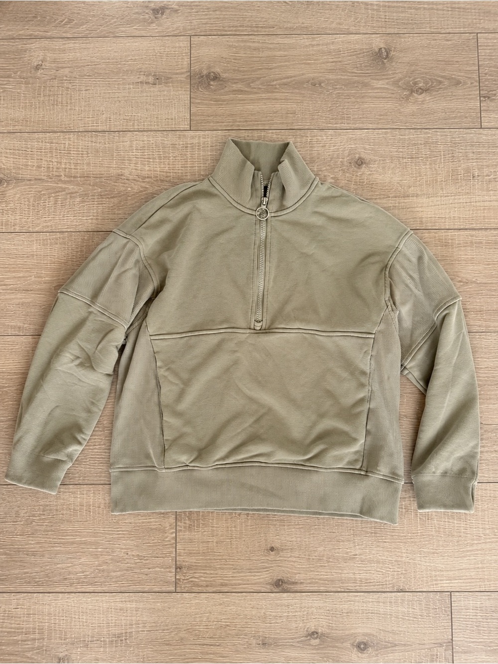 Vuori Sedona Olive Half-Zip Pullover Hoodie